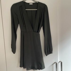 Wilfred Wrap Tie Skater Dress Size Small